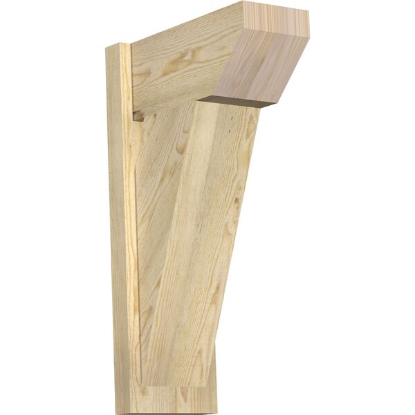 Ekena Millwork Traditional Slat Rough Sawn Outlooker, Douglas Fir, 8"W x 16"D x 28"H OUT08X16X28TRA06RDF - main